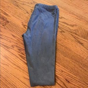 Denim leggings